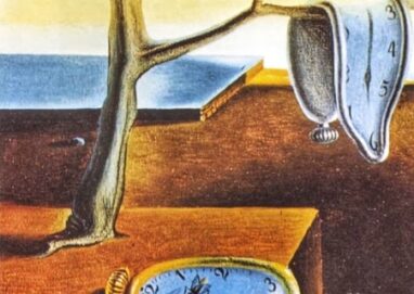 montres molles détail du tableau de Dali La Persistance de la mémoire